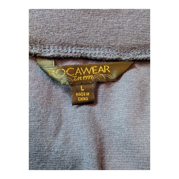 Vintage Y2K 2000s Rocawear Fringe Romper | Navy Blue | Large - Picture 4 of 12